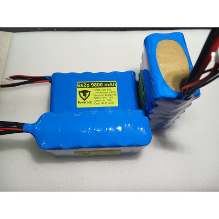 Аккумулятор для дронов FPV 6s2p 9800 mah