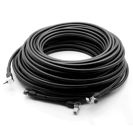 Антенный кабель Alientech RG8 для Duo II/Duo III QMA-QMA 20 м, пара (RG8-Q-JW/KW-20)