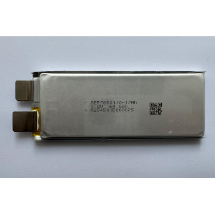 Безанодна Li-Ion твердотільна комірка високої ємності (465 mAh/kg) 17.5 Ah